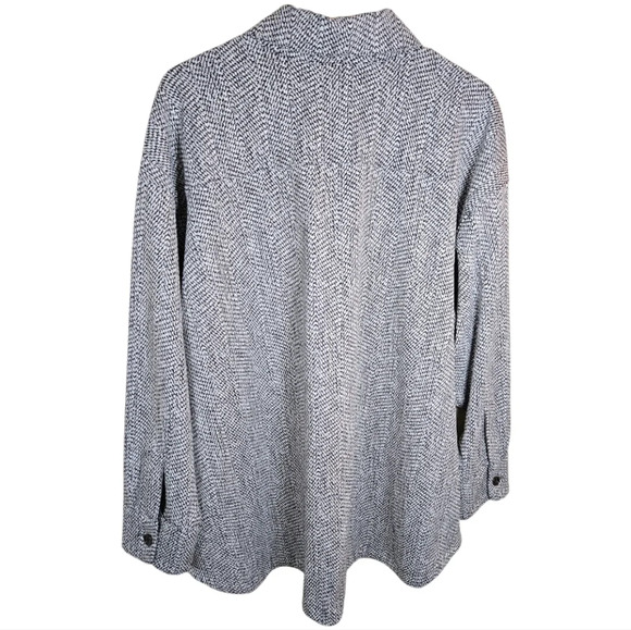 Athleta Womens buttons down textured Shirt Jacket - Picture 10 of 12